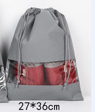 Load image into Gallery viewer, Waterproof Shoes Bag Travel Portable Dustproof Shoe Storage Bag Organize Tote Drawstring Bag Non-Woven Organizador