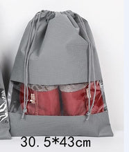 Load image into Gallery viewer, Waterproof Shoes Bag Travel Portable Dustproof Shoe Storage Bag Organize Tote Drawstring Bag Non-Woven Organizador