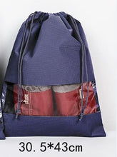 Load image into Gallery viewer, Waterproof Shoes Bag Travel Portable Dustproof Shoe Storage Bag Organize Tote Drawstring Bag Non-Woven Organizador